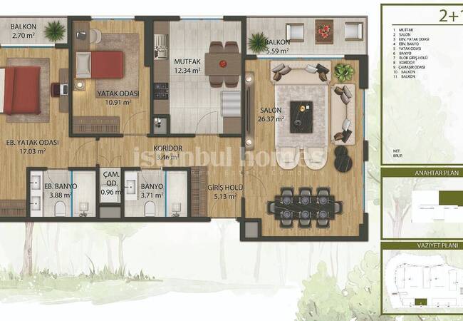 Flats Suitable for Investment in Eyupsultan Istanbul 18