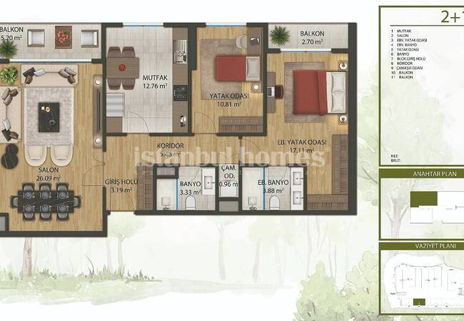 Flats Suitable for Investment in Eyupsultan Istanbul 19