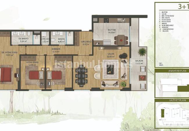 Flats Suitable for Investment in Eyupsultan Istanbul 22