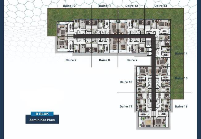 شقق واسعة في مجمع السكني فاخر بالقرب من البحر في بيوك شكمجة 27