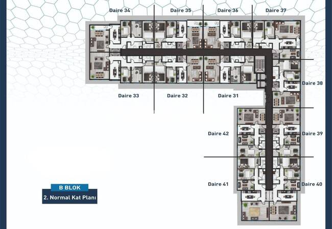شقق واسعة في مجمع السكني فاخر بالقرب من البحر في بيوك شكمجة 28