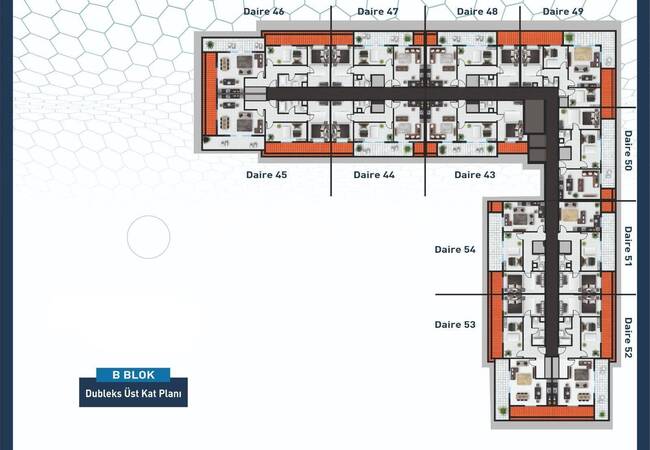 شقق واسعة في مجمع السكني فاخر بالقرب من البحر في بيوك شكمجة 26