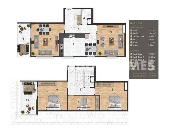 شقق حديثة في مجمع معماري رائع في أوسكودار تشنغلكوي 21
