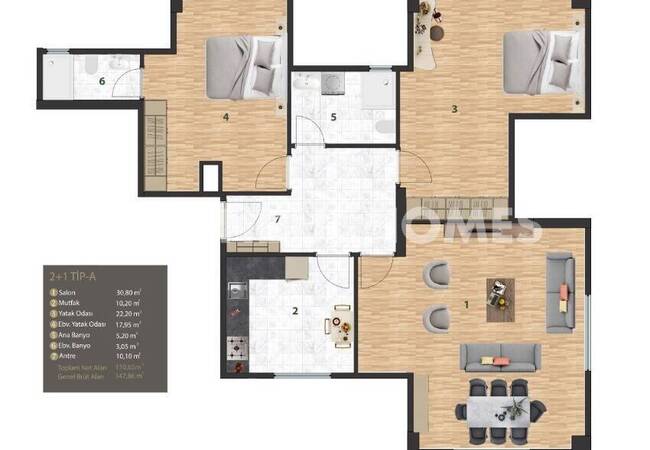 شقق حديثة في مجمع معماري رائع في أوسكودار تشنغلكوي 22