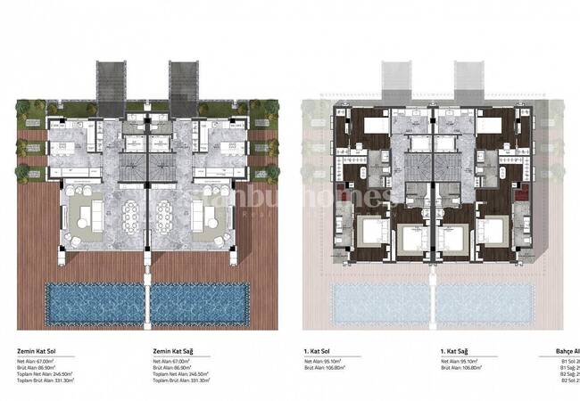 Luxury Villas with Smart Home Systems in Beylikdüzü 28