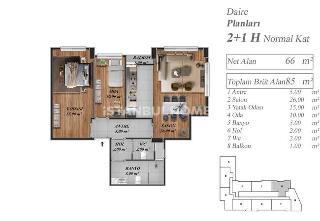 埃郁普苏丹 (eyüpsultan) 安全综合体中的投资物业 24