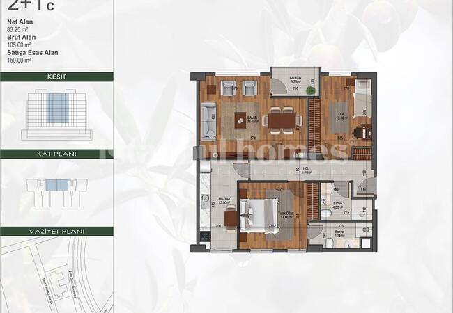 2-bedroom Flats Near Transportation Facilities in Kucukcekmece 21