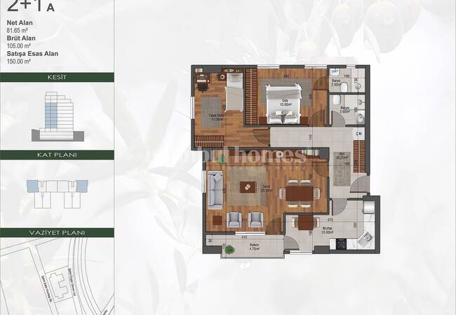 2-bedroom Flats Near Transportation Facilities in Kucukcekmece 20