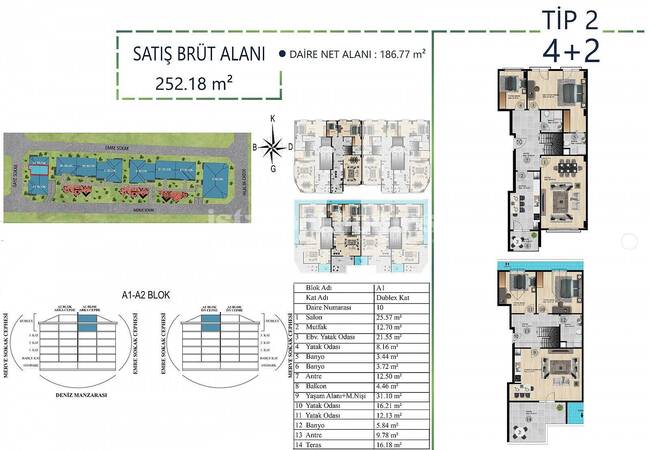 آپارتمان های با مفهوم خانوادگی با دید دریا در بویوک چکمجه، استانبول 25
