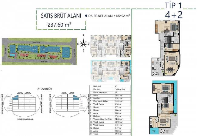 آپارتمان های با مفهوم خانوادگی با دید دریا در بویوک چکمجه، استانبول 27