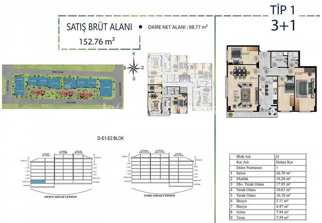 آپارتمان های با مفهوم خانوادگی با دید دریا در بویوک چکمجه، استانبول 31