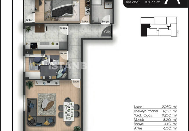 شقق أنيقة بالقرب من محطة المترو في أيوب سلطان اسطنبول 12