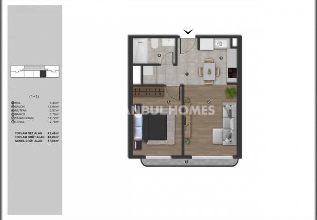Nouveaux Appartements À Vendre À Istanbul Kagithane 19