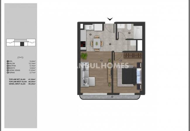 Nouveaux Appartements À Vendre À Istanbul Kagithane 24