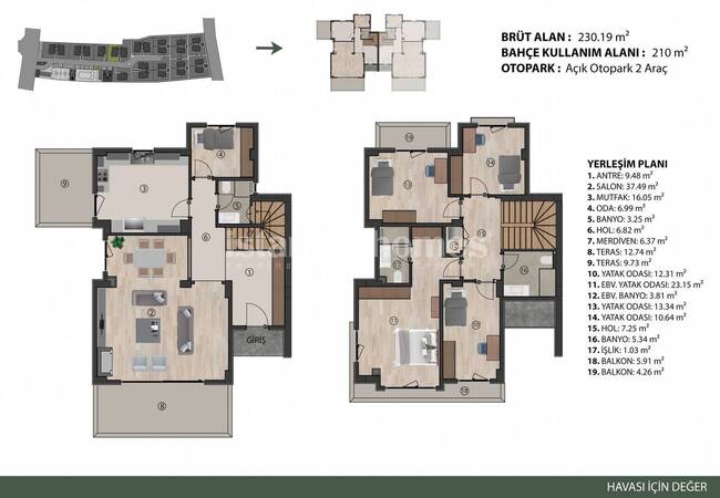 Silivri’de Denize 4 Km Mesafede Yerden Isıtmalı Villalar 34