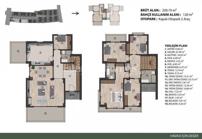 Silivri’de Denize 4 Km Mesafede Yerden Isıtmalı Villalar 35