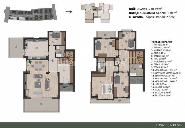 Silivri’de Denize 4 Km Mesafede Yerden Isıtmalı Villalar 36