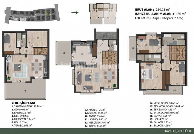 Silivri’de Denize 4 Km Mesafede Yerden Isıtmalı Villalar 38