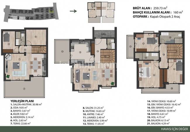 Silivri’de Denize 4 Km Mesafede Yerden Isıtmalı Villalar 39