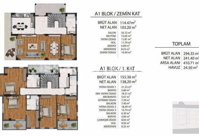 خانه های مستقل با استخر و حیاط در استانبول، بویوک چکمجه 19