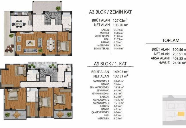 خانه های مستقل با استخر و حیاط در استانبول، بویوک چکمجه 21