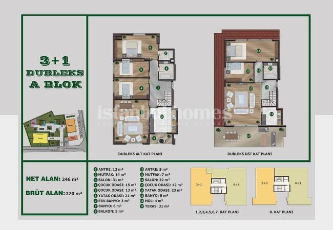 Beylikdüzü'nde Kapalı Yüzme Havuzlu Sitede Şık Daireler 29