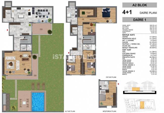 Квартиры в Комплексе с Концепцией Виллы в Стамбуле Ускюдар 5