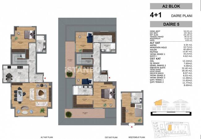 Квартиры в Комплексе с Концепцией Виллы в Стамбуле Ускюдар 10