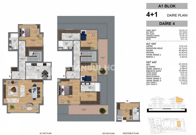 Квартиры в Комплексе с Концепцией Виллы в Стамбуле Ускюдар 15