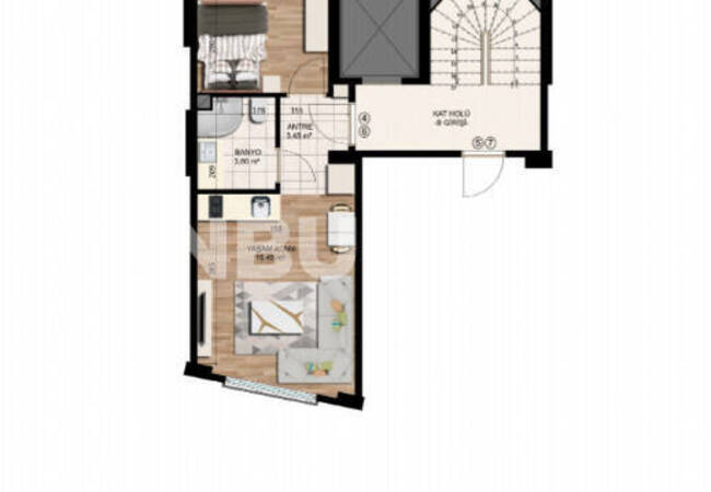 Flats Suitable for Investment Close to Sea in Istanbul Kadikoy 5