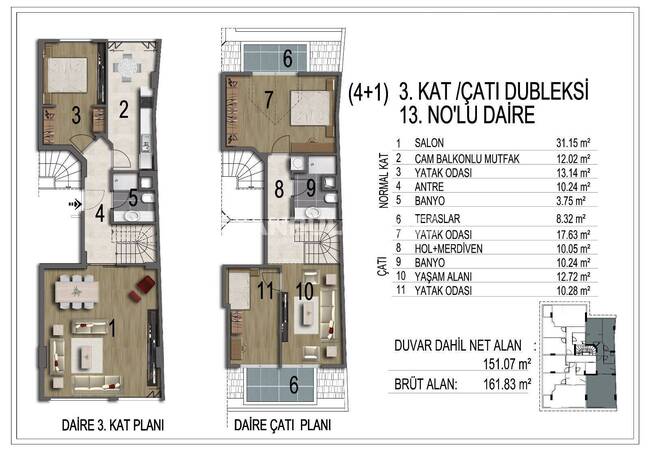 伊斯坦布尔埃郁普苏丹 (eyüpsultan) 综合楼内的宽敞房产 16