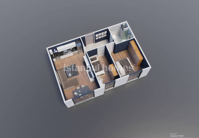 Элитные квартиры в комплексе в Стамбуле Пендик 26