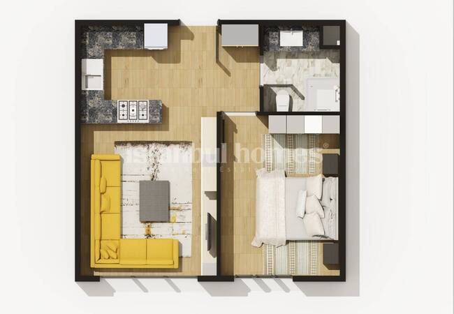 伊斯坦布尔桑贾克特佩带公共游泳池的房地产 32