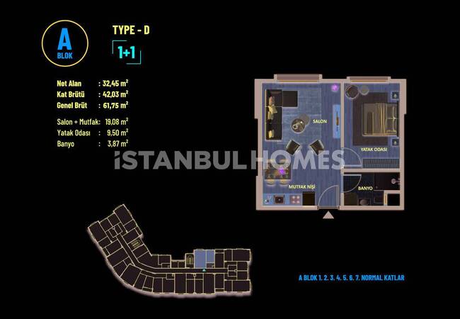 Flats in Complex Near E-5 Highway in Pendik Istanbul 12