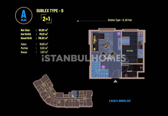 Flats in Complex Near E-5 Highway in Pendik Istanbul 16