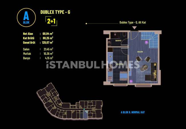 Flats in Complex Near E-5 Highway in Pendik Istanbul 18