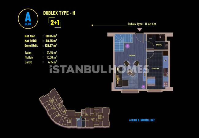 Flats in Complex Near E-5 Highway in Pendik Istanbul 20