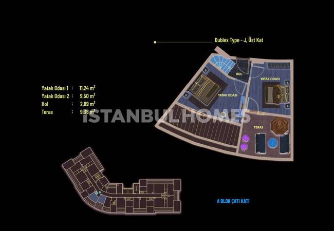 Flats in Complex Near E-5 Highway in Pendik Istanbul 21