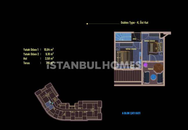 Flats in Complex Near E-5 Highway in Pendik Istanbul 23