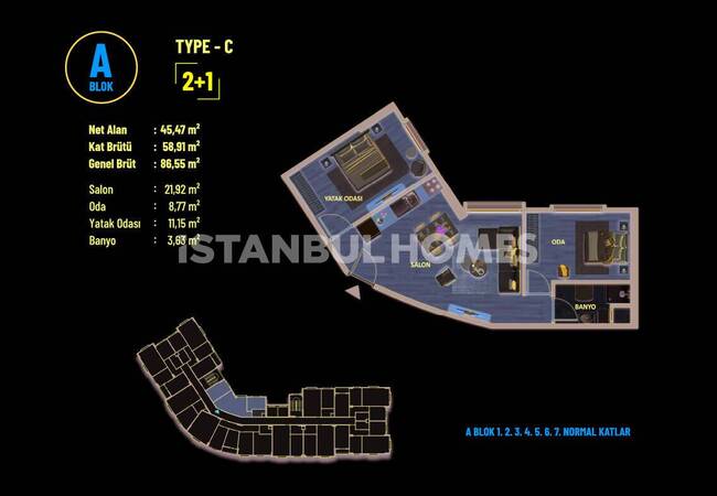 Flats in Complex Near E-5 Highway in Pendik Istanbul 27