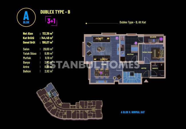 Flats in Complex Near E-5 Highway in Pendik Istanbul 32