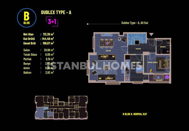 Flats in Complex Near E-5 Highway in Pendik Istanbul 8