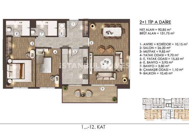 Недвижимость с видом на озеро рядом с главной дорогой в Стамбуле 28