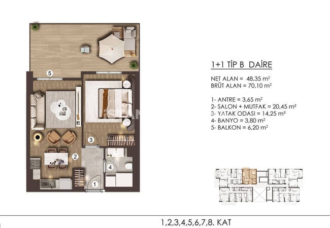 Недвижимость с видом на озеро рядом с главной дорогой в Стамбуле 33