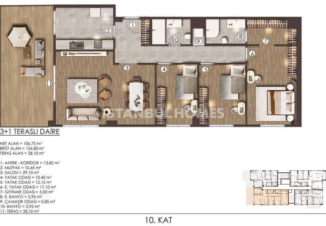 Недвижимость с видом на озеро рядом с главной дорогой в Стамбуле 36