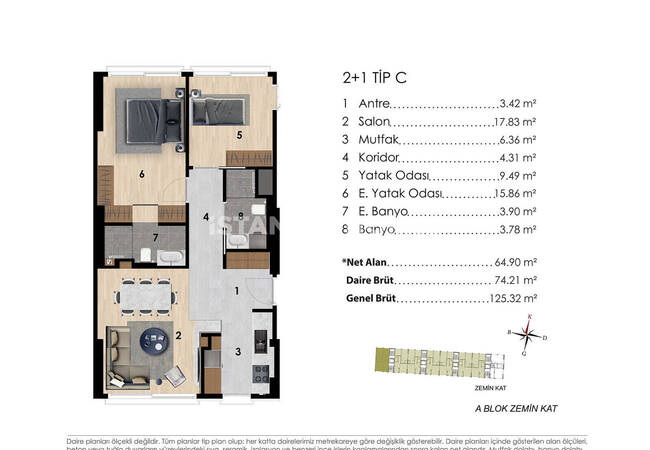 Sea View Apartments in Complex with Pool in Istanbul Tuzla 38