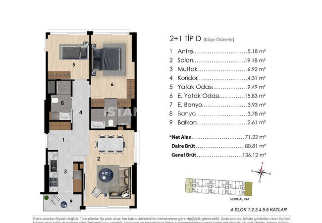 Sea View Apartments in Complex with Pool in Istanbul Tuzla 39
