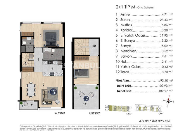 Sea View Apartments in Complex with Pool in Istanbul Tuzla 34