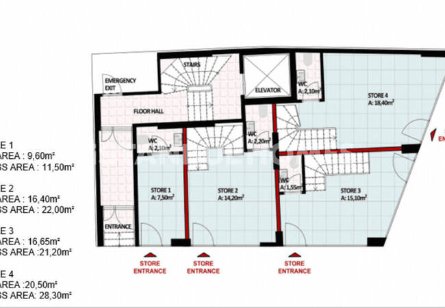 卡德柯伊黄金地段的商业地产 23