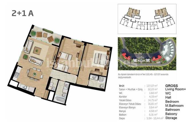 Ready to Move Flat with 2 Bedrooms in Istanbul Basaksehir 38